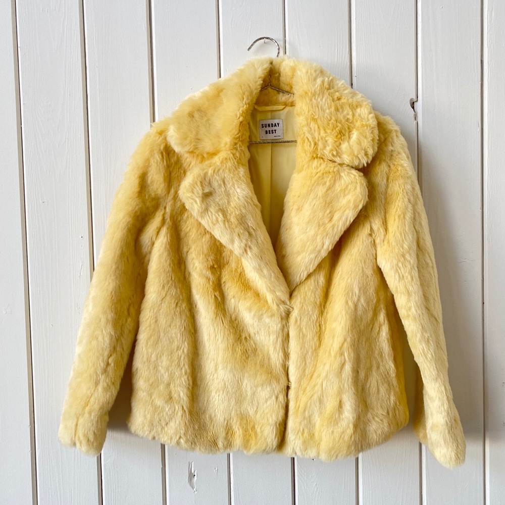 Sunday Best faux fur jacket